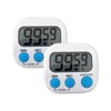 2 Pack Digital Timers ，Kitchen Timer ，Visual Timer for Tasks，Suitable
