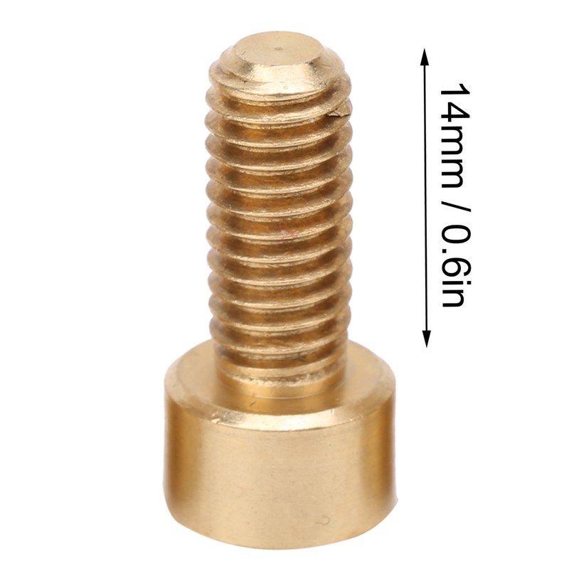50Pcs Cap Hex Socket Screw Copper Fastener Hardware Tools Industrial
