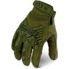 Ironclad Tactical Impact Gloves, Medium, OD Green