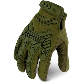 Ironclad Tactical Impact Gloves, Medium, OD Green