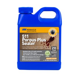 Miracle Sealants 511 Porous Plus Premium Countertop, Stone, and Tile Sealer, Quart