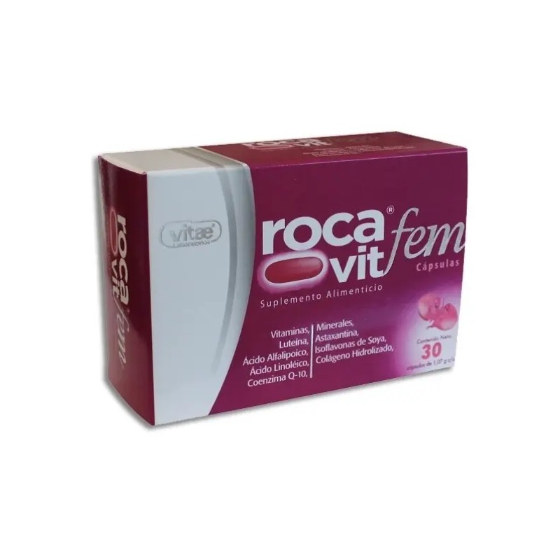 Rocavit Fem Cápsulas Vitaminas Minerales