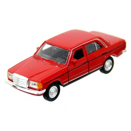 WELLY WE43686F MERCEDES W123 RED cm 11 MODELLINO MODEL