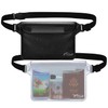 AiRunTech Waterproof Pouch with Waist Strap (2 Pack) | Beach