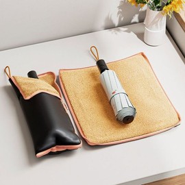 NS Home Shopping Ecobell Portable Rainwater Absorbent Foldable Umbrella Pouch Cover.. / 에코벨 휴대용 빗물 물기 흡수 제거 접이식 우산 파우치 커버..