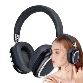 Wireless Headphones | Built-in Microphone Over The Ear Headphones,Lightweight Earbuds for Sports Offices Airplane Translation Commuting Running Game