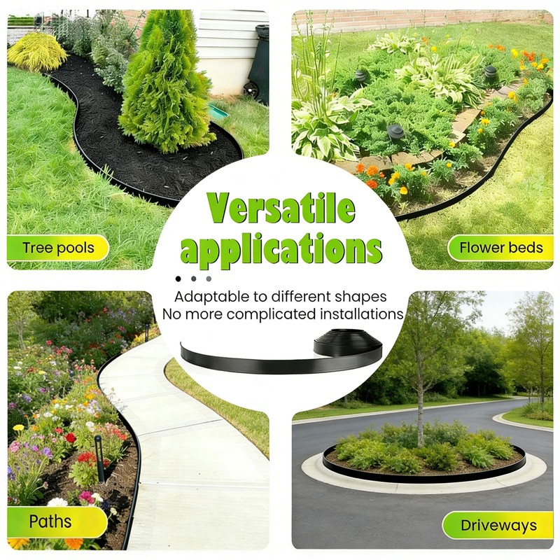 40 FT Landscape Edging Kit with 36 Spikes - 3