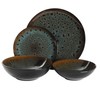 Gibson Elite Kyoto Double Bowl Dinnerware Set, Service for 4