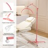OmySalon Half Moon Light Lash Lamp, Shadowless LED Floor Lamp