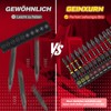 GEINXURN Phillips Screwdriver Bit Set Impact Resistant PH1 PH2 PH3