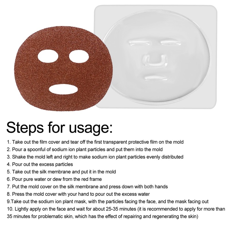 10pcs Mask Making Mold Reusable Facial Mask Maker Plate Thicken