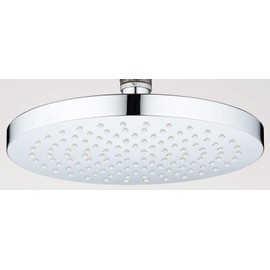 VeeBath Beta Round 8-Inch Rain Fall Fixed Shower Head 1/2" Ball Connector