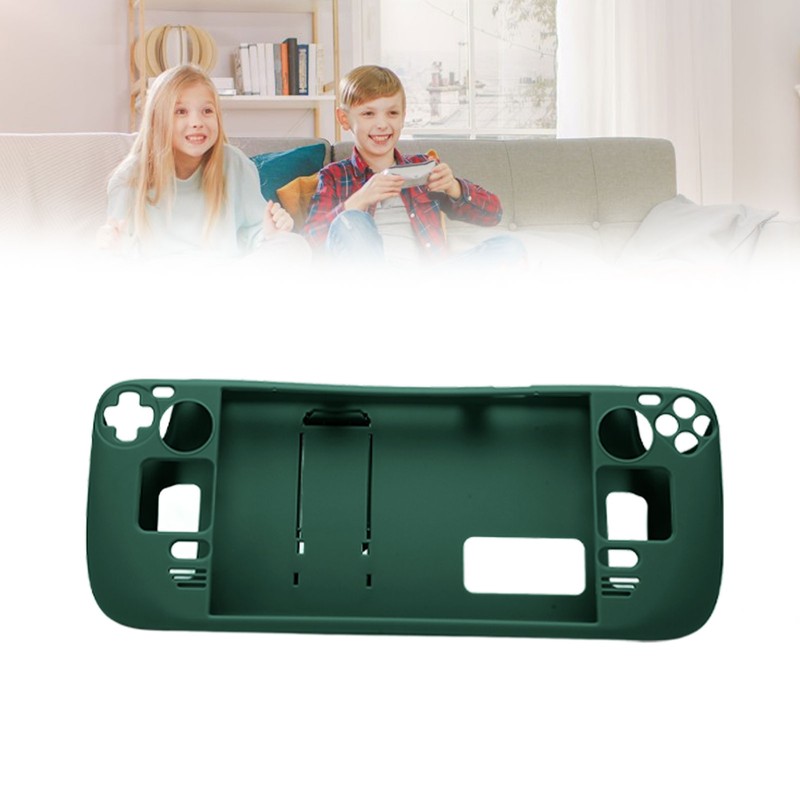 Kickstand Case for Steam Deck Hands Free Full Protection Fingerprint