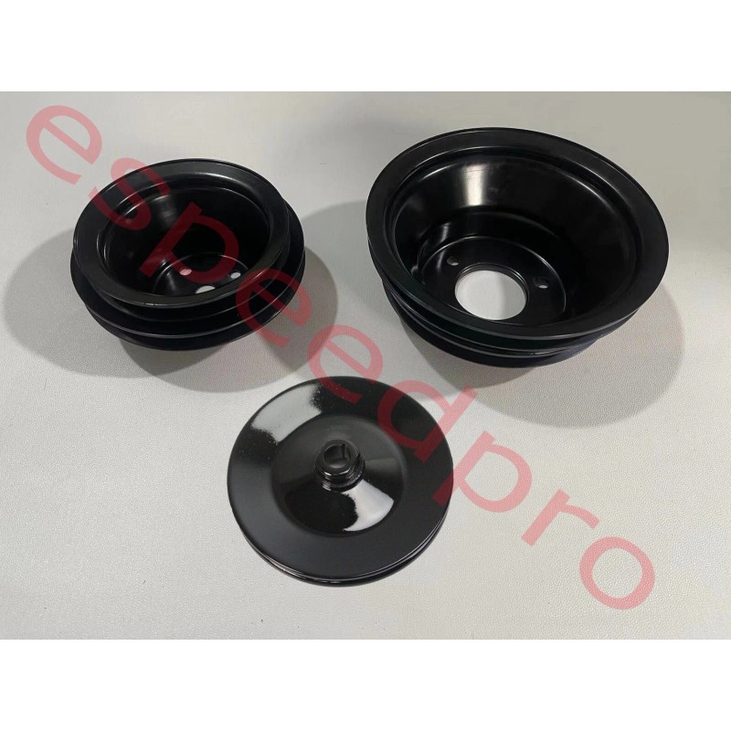 espeedpro21 Big Block Chevy Black Steel Long Water Pump Crankshaft