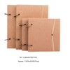 Square Sketchbook Loose Leaf Sketchbook Artist Landscape Notebook Blank Ring