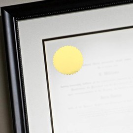 HOODANCOS 2 Rollos De Sellos De Certificado De Premio Lámina Dorada En Relieve Sello Oficial De Excelencia Pegatinas Metálicas En Relieve Sello De Excelencia Excepcional Pegatina Para