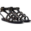 Vince Camuto Women's Claira Flat Sandal, Black, 6