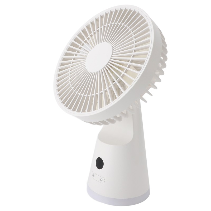Desktop Fan Portable 5 Speed Power Display Quiet USB Rechargeable