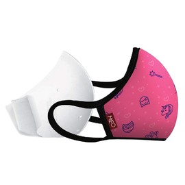 MEO Kids NZ Mask Born from Filter Research, , , safety pink,