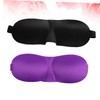 TOVINANNA 2Pcs Contoured Sleep Mask Adjustable Eye Cover for Comfortable