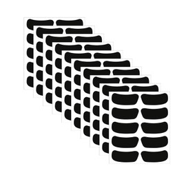 Eye Stickers Eye Black Baseball Rewritable Easy to Use and Carry Baseball Softball Sports Theme Party Supplies (Pack of 100)