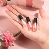 Telooco 20Pcs Empty Lip Gloss Tubes, 1.2ml Refillable Mini Lip