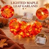 LED Maple Leaf String Lights – Autumn Leaf Garland Decoration