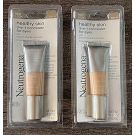 Neutrogena Healthy Skin 3-in-1 Concealer for Eyes, Buff 09, (Pack of 2) NOS