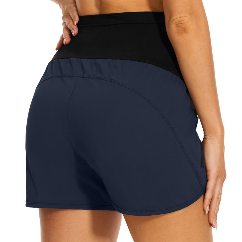 PACBREEZE - Pantalones cortos de maternidad para mujer, con forro