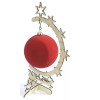 NSDK CHRISTMAS TREE WOODEN ORNAMENT DISPLAY STAND HOLDER 12.5 IN