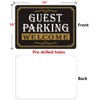 Welcome Guest Parking Signs 14"x 10" Visitor Parking Signs Metal
