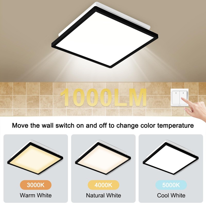Tech Drive Bathroom Exhaust Fan with Light,80CFM 1.5Sone,Super Quiet Bathroom