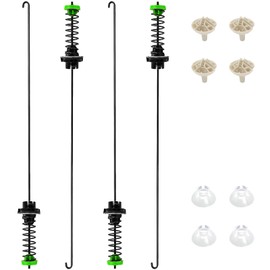Updated W11130362(4 Packs) Washer Suspension Rod Kit With Washing Machines, Wtw5000dw0, Mvwx655dw0, Wtw5000dw2, Wtw5000dw3, Mvwc565fw1 Suspension Rod
