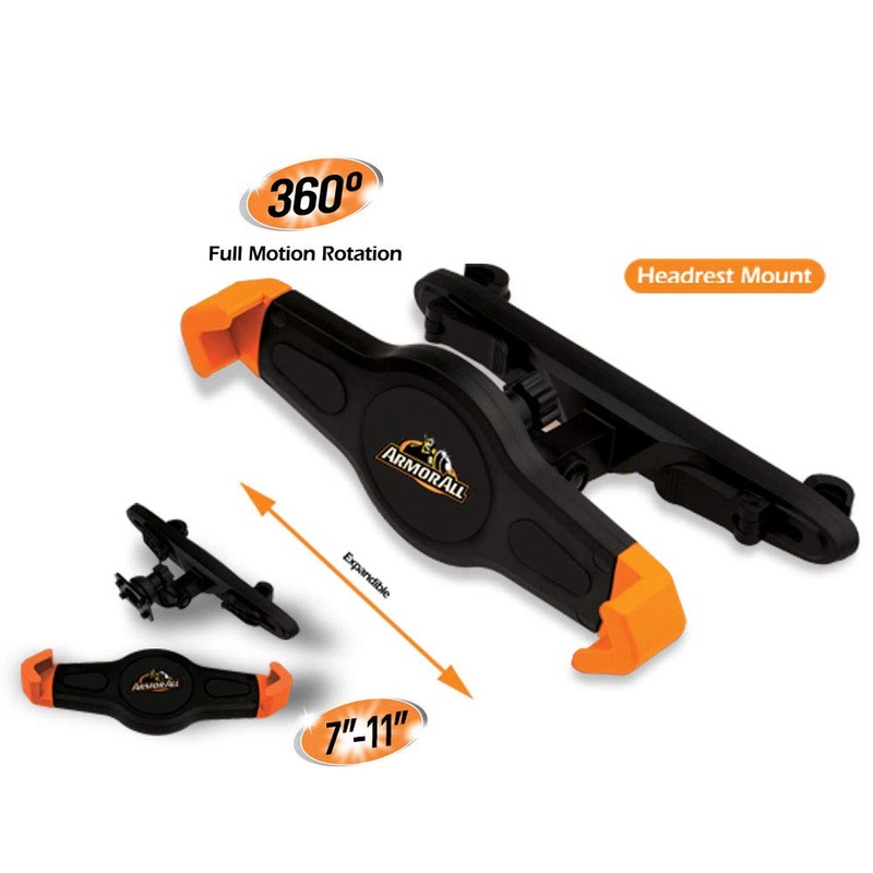 Armor All AMK3-0118-BLK Universal Tablet Mount Kit, Black