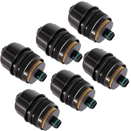 68507598AA Oil filter for Jeep EcoDiesel 3.0L V6 Vehicles 2020-2023 Wrangler JL 2021-2023 Gladiator Ram EcoDiesel 3.0L V6 Vehicles 2020-2023 Ram 1500 DT Replaces 68507598AA, 68498720AA(SET of 6)