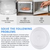 JIYIZO 12" Microwave Turntable Plate, Glass Tray Replacement