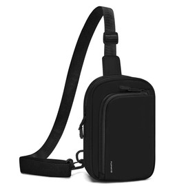 BAPHITY Small Sling Bag for Women and Men, Crossbody Bag Trendy, Fanny Packs Purses Chest Bag for Travel - Black