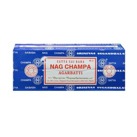 Satya Sai Baba Nag Champa Agarbatti Pack of 2 Incense Sticks Boxes 250gms Each Hand Rolled Agarbatti Fine Quality Incense Sticks for Purification, Relaxation, Positivity, Yoga, Meditation