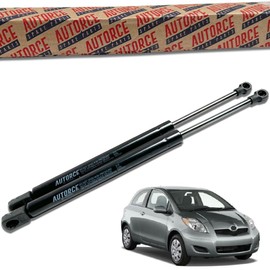 AUTORCE 2 Pcs Rear Tailgate Boot Gas Struts Intended For Toyota Yaris 1999-2005 Hatchback Lift Support Shock Absorber System 245 (N) 500 MM - 68950-05925, 6895009110