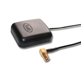 vhbw External active GPS antenna 5m with SMB connector suitable for BLAUPUNKT E1 / E2 / Freestyle/Rome / Amsterdam/TravelPilot RNS1 / RNS2 / RNS3 etc.