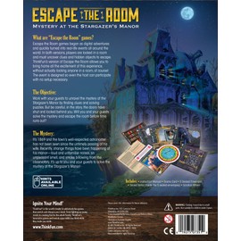 ThinkFun Escape the Room Stargazer's Manor - An Escape Room Experience in a Box For Age 10 and Up