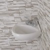 Small Corner Wall Hung Sink