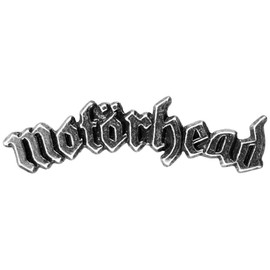 Motorhead Alchemy Logo Pewter Pin Badge Silver
