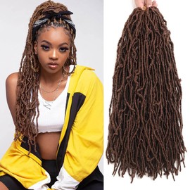 Soft Locs Crochet Hair 18Inch 6Packs Faux Locs Crochet Hair (18Inch of 6Packs, #30)