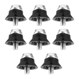 The Lord of the Tools 8pcs Football Stud Metal-Tipped Rugby Boot Studs M5x13mm Thumb Studs Metal Tipped Plastic Studs Football Boots Plastic Rugby Studs