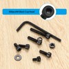 800 Pieces M4 Cylinder Screws Nuts Set, Hexagon Socket Screws