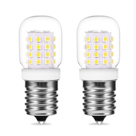 XRZT 125v 40w Microwave Light Bulbs Under Hood 8206232a - 3W E17 Led Bulb Fit Whirlpool Microwave Appliance Bulb 380Lm 5000K Daylight CRI 80+, 2 Pack