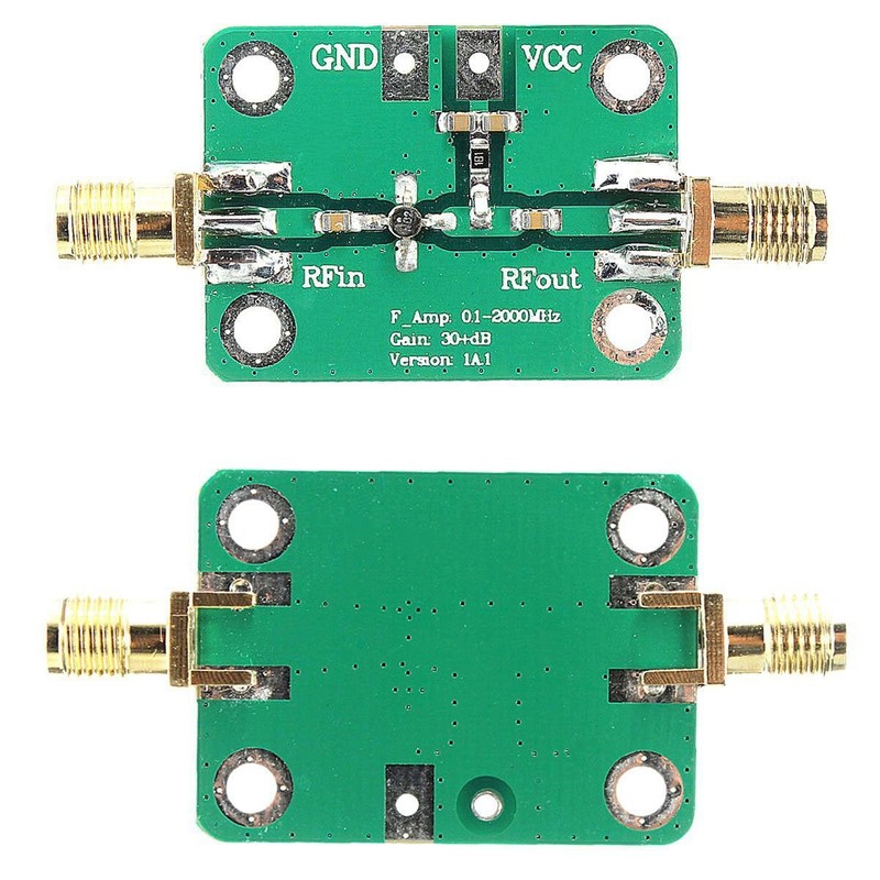 Hailege 0.1-2000MHz RF Wide Band Amplifier 30dB High Gain Low
