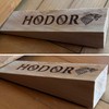 Hodor Door Stopper XL Natural Beech Wood Anti Slip Rubber