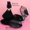 BEAKEY 12pcs Powder Puff Face Powder Triangle Makeup Puff Loose